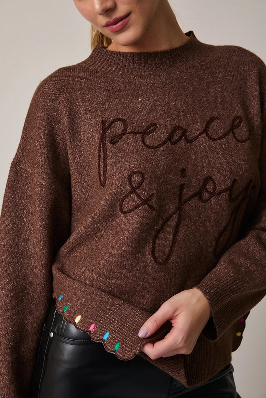 Peace & Joy Sweater
